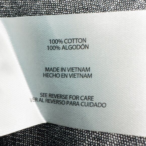 Woolrich Atlas Short Sleeve Button Front Shirt Mens XL Charcoal Cotton Pockets - Picture 11 of 12